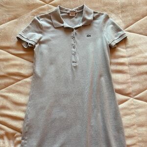 Lacoste Polo dress light blue